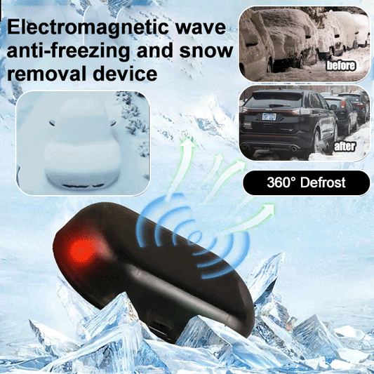 🚗Electromagnetic wave anti freezing and snow removal device