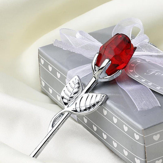 Eternal Love Metal Crystal Rose Timeless Gift for Valentine's Day, Mother's Day, Birthdays, and Anniversaries Water-Resistant & Durable Crystal Design Personalized Present Decoration Wedding