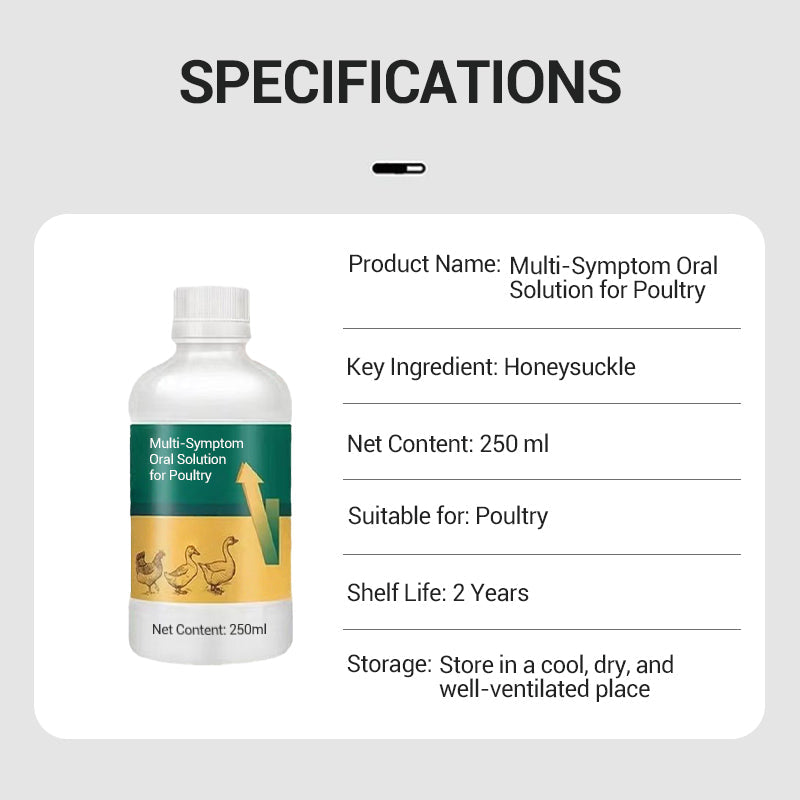 Multi-Symptom Oral Solution for Poultry