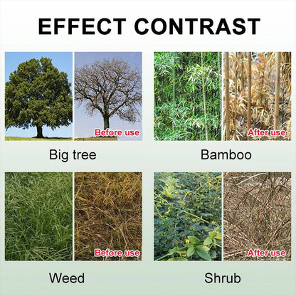 Professionelles Unkrautjäten, Bambus, Bäume, schadstofffrei, um den Bauernhof sauberer zu machen