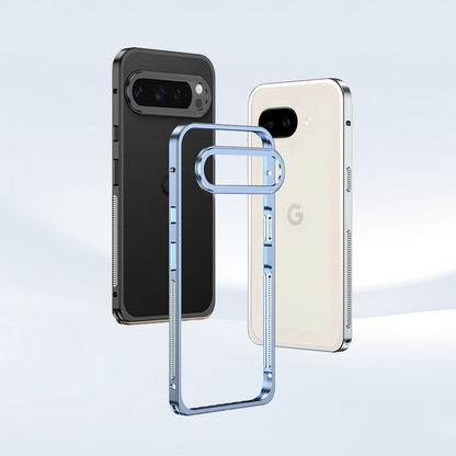AIRKAS Premium ruostumaton teräskehys Google Pixel 9 Pro -kotelo – ohut, kestävä suoja