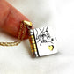 Collana con libro My Little Star per figlia, regalo di compleanno, laurea, gioielli d'amore