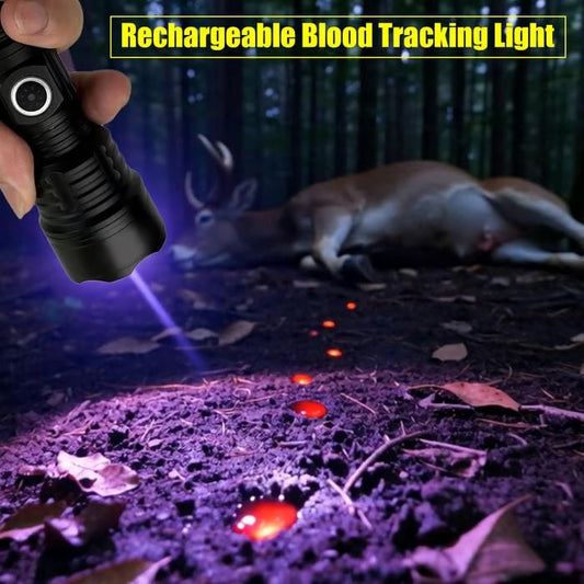 🌟🔦 2000 Lumens Rechargeable Blood Tracking Light 🔦 For Night Hunting