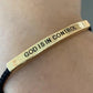 Inspire Bracelet GOD IS IN CONTROL/W.W.J.D - Elegant Design with Unique Patterns and Letters