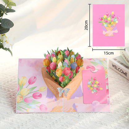 🏆99K+ SOLD! 🌼💌 FOREVER-BLOOMING 3D VALENTINE'S POP-UP CARD