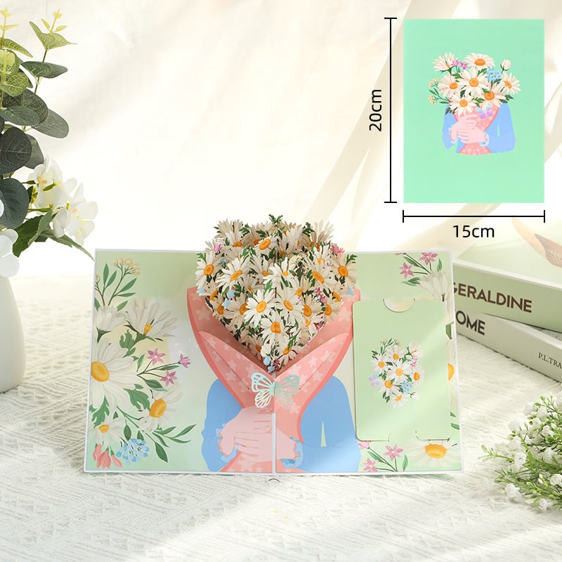 🏆99K+ SOLD! 🌼💌 FOREVER-BLOOMING 3D VALENTINE'S POP-UP CARD