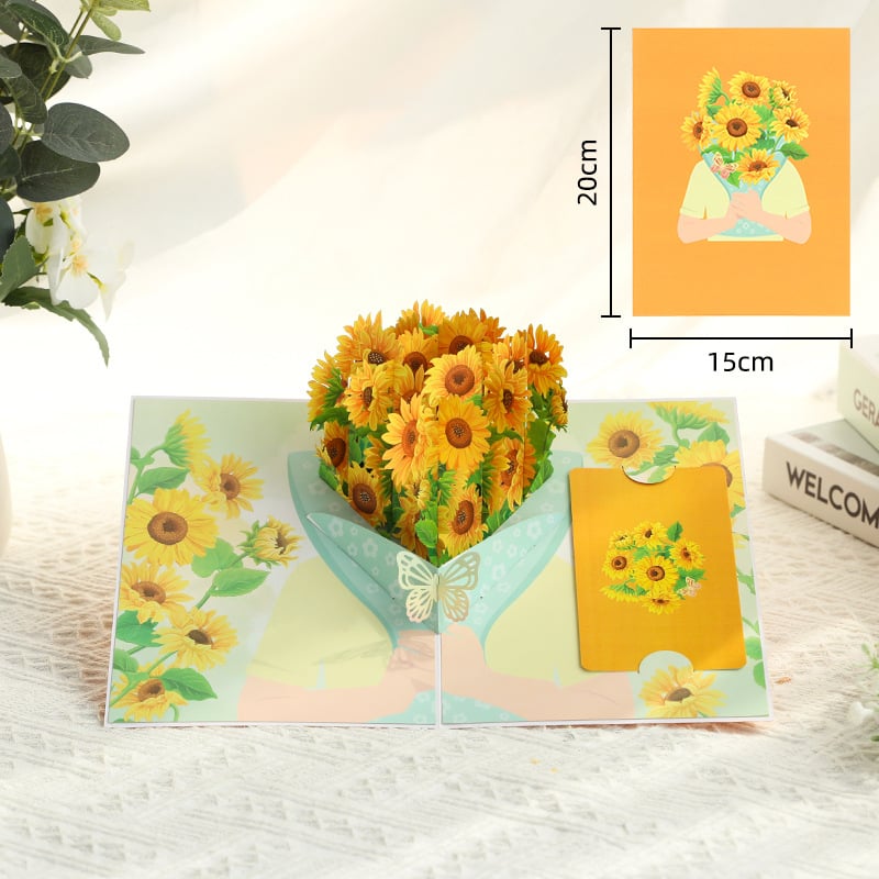 🏆99K+ SOLD! 🌼💌 FOREVER-BLOOMING 3D VALENTINE'S POP-UP CARD