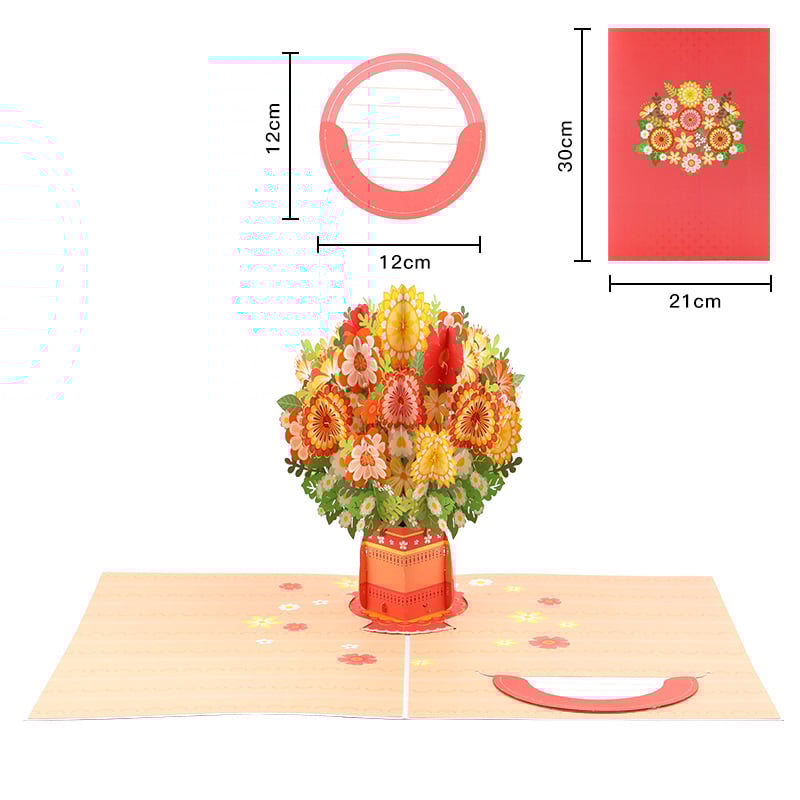 🏆99K+ SOLD! 🌼💌 FOREVER-BLOOMING 3D VALENTINE'S POP-UP CARD