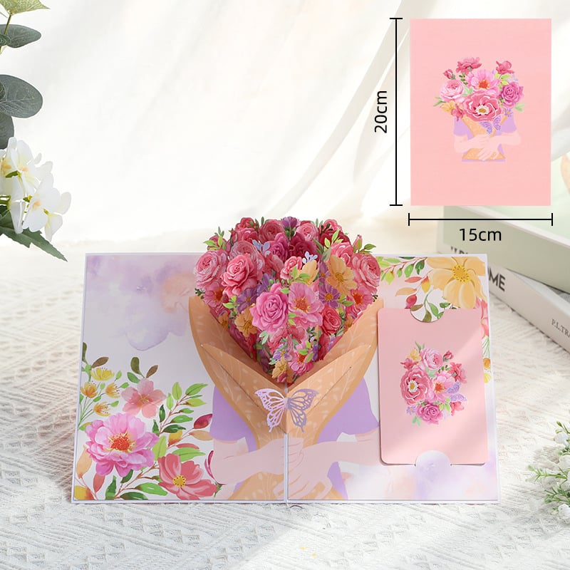 🏆99K+ SOLD! 🌼💌 FOREVER-BLOOMING 3D VALENTINE'S POP-UP CARD