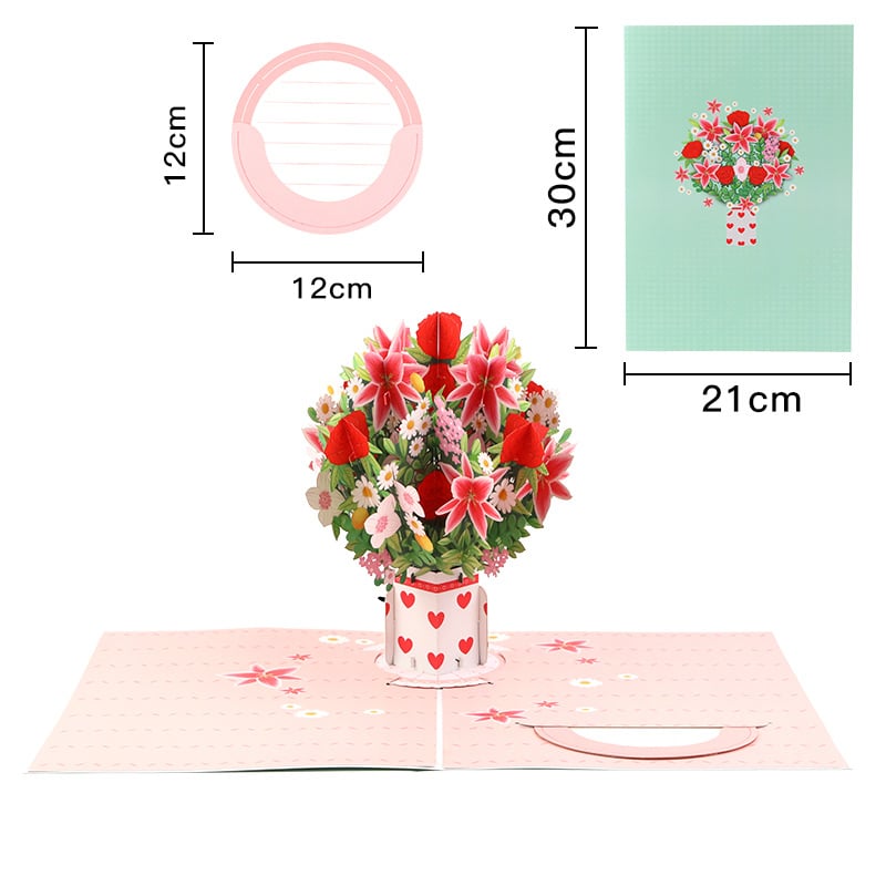 🏆99K+ SOLD! 🌼💌 FOREVER-BLOOMING 3D VALENTINE'S POP-UP CARD