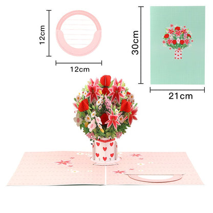 🏆99K+ SOLD! 🌼💌 FOREVER-BLOOMING 3D VALENTINE'S POP-UP CARD