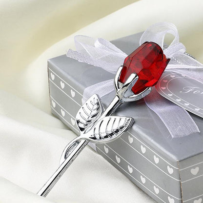 Eternal Love Metal Crystal Rose Timeless Gift for Valentine's Day, Mother's Day, Birthdays, and Anniversaries Water-Resistant & Durable Crystal Design Personalized Present Decoration Wedding