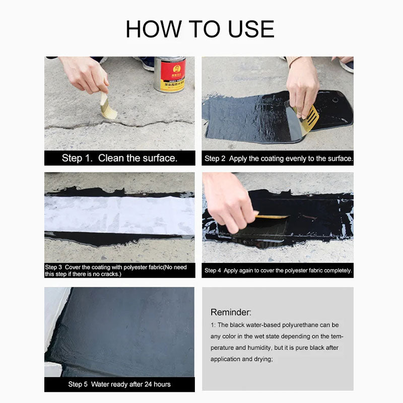 💥Saldi del Black Friday - 50% di sconto💥Impermeabilizzazione in poliuretano e riparazione perdite Rivestimento ecologico