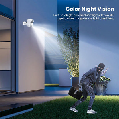 Soldriven övervakningskamera - WiFi trådlös IP-kamera