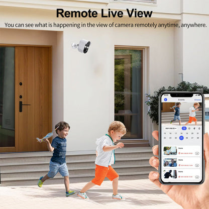 Soldriven övervakningskamera - WiFi trådlös IP-kamera