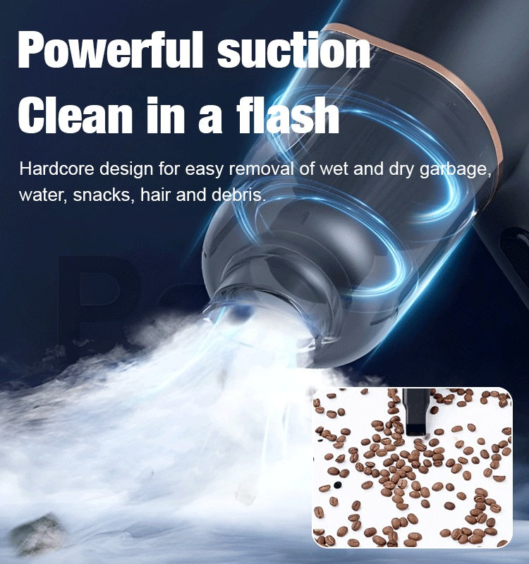 Blås, dammsug och blås upp allt-i-ett sladdlös dammsugare för hem och bil
