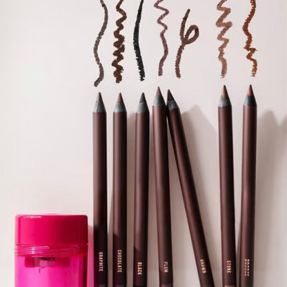 🎁Letzter Tag: 1 kaufen, 1 gratis dazu🔥-🌟24 Stunden wasserfester Eyeliner Duo, anspitzbarer Augenstift💦
