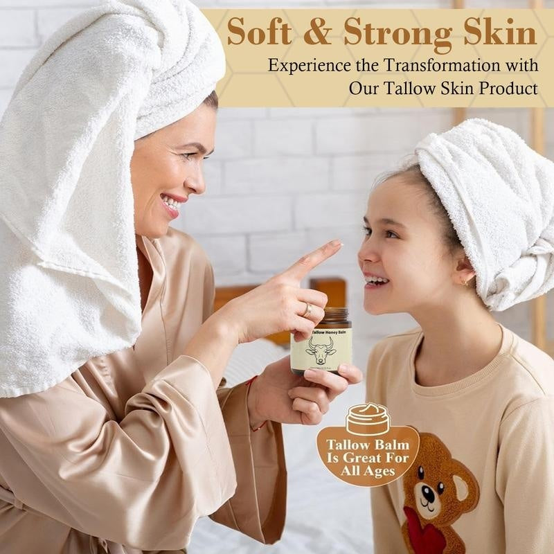 Lopeie Honigbalsam aus grasgefüttertem Rindertalg – 4 Unzen, Feuchtigkeitscreme für weiche, glatte Haut – handgemachte, völlig natürliche Feuchtigkeitscreme – Lavendel